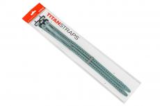Ремень крепёжный TitanStraps MINI серо-голубой L = 38 см, (Dmax - 10,80 см, Dmin - 1,9 см), упак. 4 шт