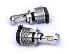 Лампы светодиодные H7 12V-24V 20W, цвет пучка белый, комплект из 2 шт (TOPXEN)