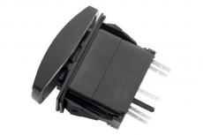 Переключатель ВКЛ/ВЫКЛ, красный, ДВОЙНОЙ LED СВЕТ (РИФ арт. RIF22-1-2101800)