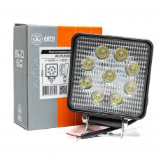 Фара светодиодная (направленный свет) 27W 69LED диодов квадратная / AVTOELECTRICA