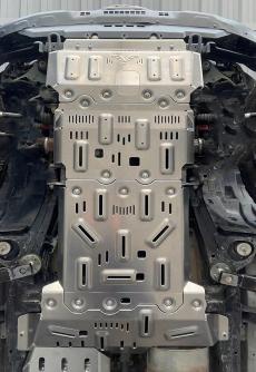 Защита радиатора, картера, РК, КПП для TANK 300 Off-road version, расширенная., алюминиевая, 8 мм (Falcon арт. 8119223084B)