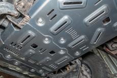 Защита радиатора, картера, РК, КПП для Toyota Land Cruiser Prado 120 (4.0), алюминий, 8 мм (Falcon арт. 8119381284A)