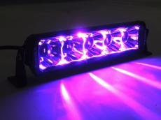 Светодиодная фара дальнего света 152 мм, 45W с RGB подсветкой (AURORA арт. ALO-D6T-6-P23Q)