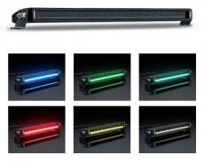 Светодиодная фара водительского света, длина 508 мм, 100W с RGB подсветкой / AURORA арт. ALO-S5D1-20-R5Q
