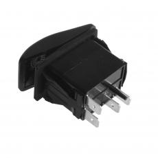 Клавиша включения с красной подсветкой redBTR универсальная с наклейками (4PIN) 809123