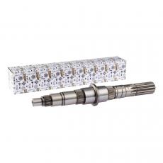 Вал вторичный 5-ступенчатой КПП BGW, АДС, BAIC / УАЗ Хантер, 452 (MetalPart) МР-255-1701105