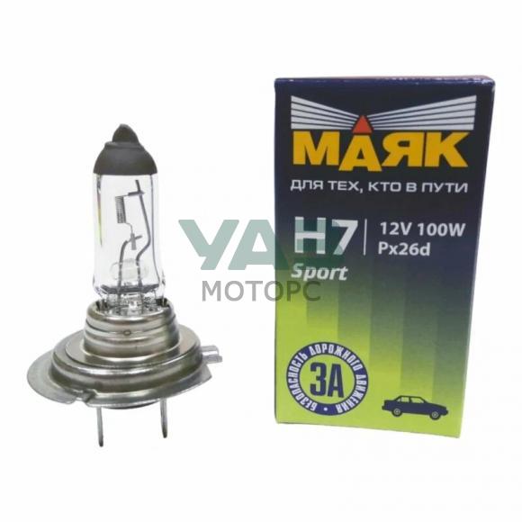 Автолампа галогенная А12-100 Н7 Px26d (дальний свет УАЗ Патриот) Маяк арт. 52750 Автолампа галогенная А12-100 Н7 Px26d (дальний свет УАЗ Патриот) Маяк арт. 52750