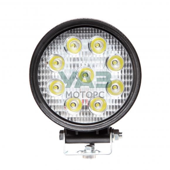 Фара светодиодная (направленный свет) 27W 69LED диодов круглая (AVTOELECTRICA) Фара светодиодная (направленный свет) 27W 69LED диодов круглая (AVTOELECTRICA)