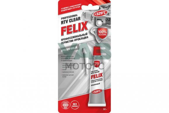 Герметик-прокладка прозрачный универсальный FELIX от -62до +329С (арт. 411040061) Герметик-прокладка прозрачный универсальный FELIX от -62до +329С (арт. 411040061)