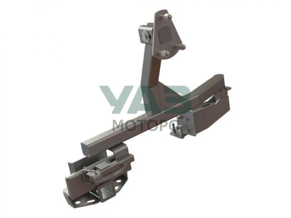 Калитка в штатный бампер усиленная Toyota Land Cruiser 105 с квадратом (STC арт. STC-TLC105-G-HD) Калитка в штатный бампер усиленная Toyota Land Cruiser 105 с квадратом (STC арт. STC-TLC105-G-HD)