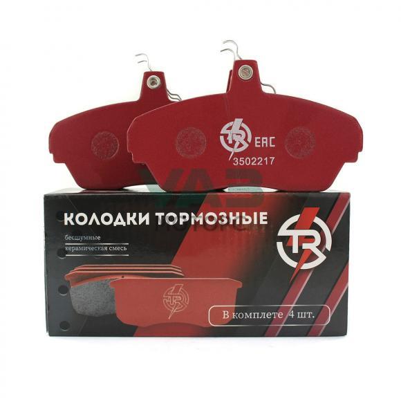 Колодки тормозные передние (керамические) ГАЗ Соболь (TR / Trophy) 3502217 Колодки тормозные передние (керамические) ГАЗ Соболь (TR / Trophy) 3502217