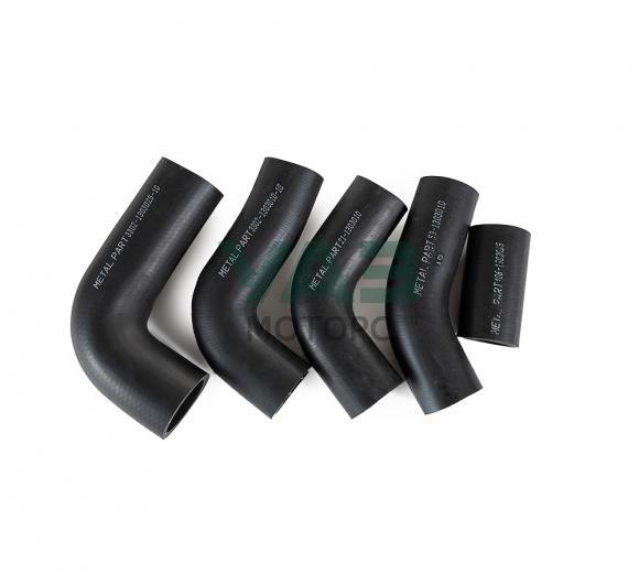 Патрубки радиатора ГАЗель Бизнес (комплект 5 штук) ЗМЗ 406 (MetalPart) MP-N-130-09 Патрубки радиатора ГАЗель Бизнес (комплект 5 штук) ЗМЗ 406 (MetalPart) MP-N-130-09