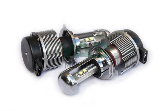 Лампы светодиодные H7 12V-24V 20W, цвет пучка белый, комплект из 2 шт (TOPXEN) Лампы светодиодные H7 12V-24V 20W, цвет пучка белый, комплект из 2 шт (TOPXEN)