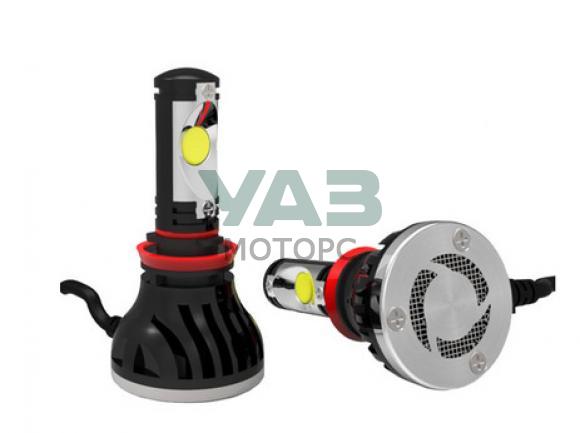 Лампы светодиодные HB4 9006 12V-24V 24W с вентилятором, комплект из 2 шт (MATEC) Лампы светодиодные HB4 9006 12V-24V 24W с вентилятором, комплект из 2 шт (MATEC)