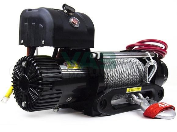 Лебедка 4х4 электрическая 12V 12000LB (металлический трос, дистанционный пульт, проводной пульт, клюз) Лебедка 4х4 электрическая 12V 12000LB (металлический трос, дистанционный пульт, проводной пульт, клюз)