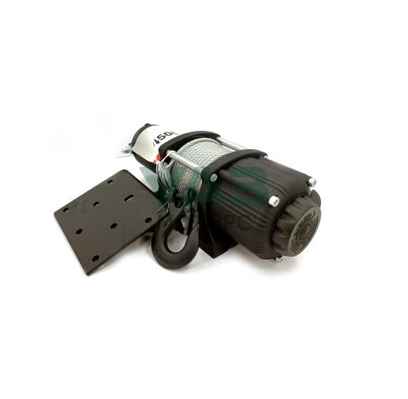 Лебедка ATV QUATTRO SPORT-2 4.0 для TC снаряженной массой до 1200 кг, 12 V, 1840 кг, 166:1, стальной трос (RedBTR арт. 631045) Лебедка ATV QUATTRO SPORT-2 4.0 для TC снаряженной массой до 1200 кг, 12 V, 1840 кг, 166:1, стальной трос (RedBTR арт. 631045)