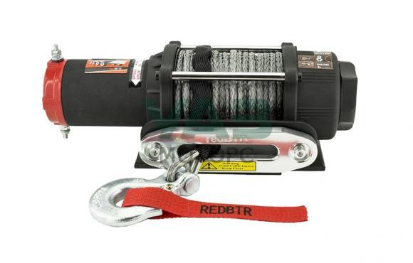 Лебедка ATV серия Quattro Sport 4500 lbs (2040 кг / 12V / редуктор 176:1 / трос синтетика) (RedBTR) 914510 Лебедка ATV серия Quattro Sport 4500 lbs (2040 кг / 12V / редуктор 176:1 / трос синтетика) (RedBTR) 914510