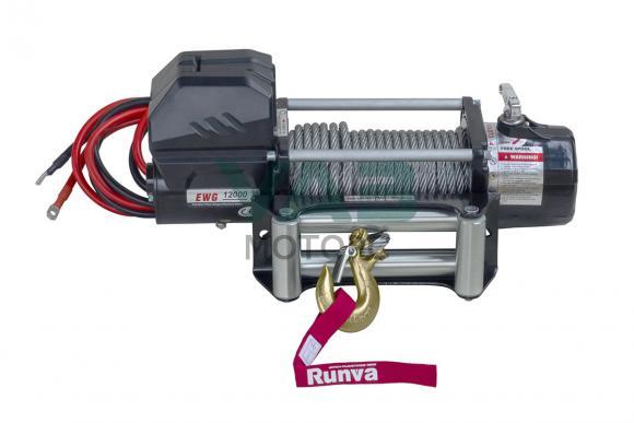 Лебёдка электрическая 12V Runva Magnum 12000 lbs 5443 кг (стальной трос) Лебёдка электрическая 12V Runva Magnum 12000 lbs 5443 кг (стальной трос)