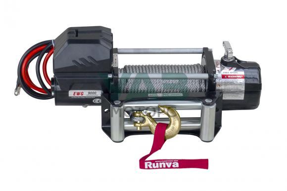 Лебёдка электрическая 12V Runva Magnum 9000 lbs 4200 кг (стальной трос) Лебёдка электрическая 12V Runva Magnum 9000 lbs 4200 кг (стальной трос)