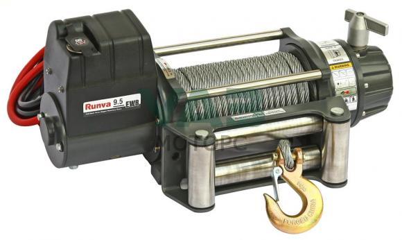 Лебёдка электрическая 12V 9500 lbs 4350 кг (влагозащищенная) Runva Лебёдка электрическая 12V 9500 lbs 4350 кг (влагозащищенная) Runva