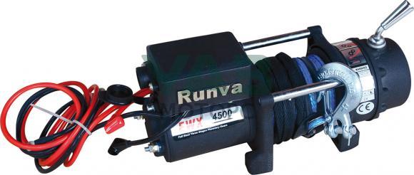 Лебёдка электрическая ATV / 12V Runva 4500 lbs 2040 кг (синтетический трос 6 мм х 15 м) EWX4500USR Лебёдка электрическая ATV / 12V Runva 4500 lbs 2040 кг (синтетический трос 6 мм х 15 м) EWX4500USR