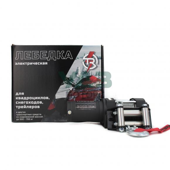 Лебедка электрическая квадроцикловая серия QUATTRO CRAZY 3,0, 12В, 1360 кг, 153:1, стальной трос (TR TROPHY арт. 4530301) Лебедка электрическая квадроцикловая серия QUATTRO CRAZY 3,0, 12В, 1360 кг, 153:1, стальной трос (TR TROPHY арт. 4530301)
