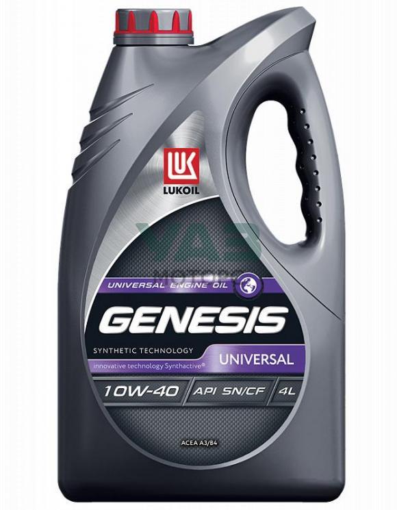 Масло моторное полусинтетическое Лукойл Genesis Universal 10W-40 (4 литра) Масло моторное полусинтетическое Лукойл Genesis Universal 10W-40 (4 литра)