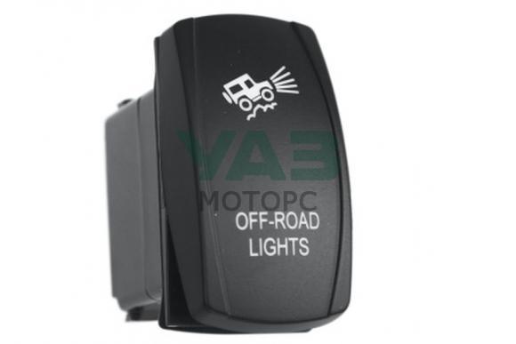 Переключатель ВКЛ/ВЫКЛ, красный, OFF-ROAD LIGHTS (РИФ арт. RIF22-1-2102400) Переключатель ВКЛ/ВЫКЛ, красный, OFF-ROAD LIGHTS (РИФ арт. RIF22-1-2102400)