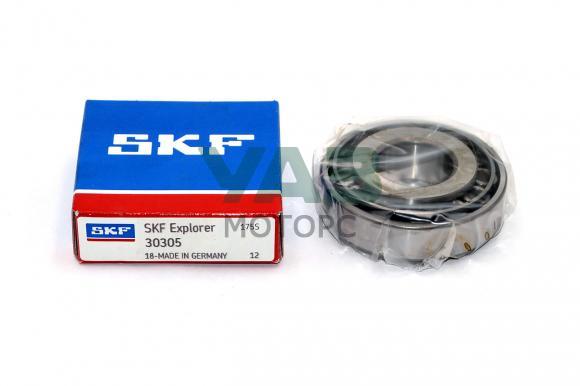 Подшипник 7305 передней ступицы ГАЗель, размер 25x62x18,28 (SKF) Подшипник 7305 передней ступицы ГАЗель, размер 25x62x18,28 (SKF)