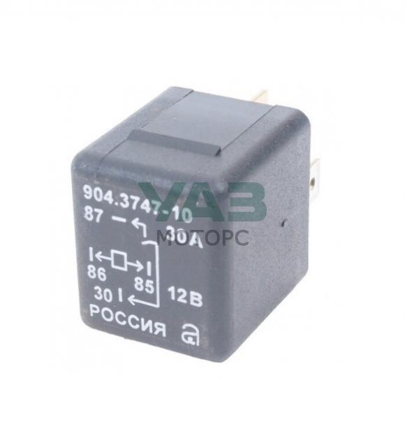 Реле универсальное (4-х контактное) 12В / 30А (ОАО АВАР, г. Псков, арт. 75.3777-12) Реле универсальное (4-х контактное) 12В / 30А (ОАО АВАР, г. Псков, арт. 75.3777-12)