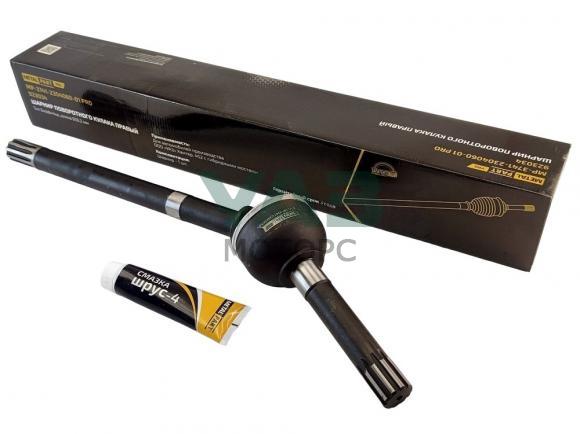 ШРУС УАЗ Хантер, 452 с гибридным мостом 1465 мм, короткий правый (MetalPart арт. MP-3741-2304060-01_PRO) ШРУС УАЗ Хантер, 452 с гибридным мостом 1465 мм, короткий правый (MetalPart арт. MP-3741-2304060-01_PRO)