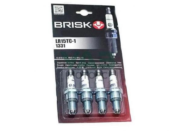 Свеча А-15 LR15TC-1 для ВАЗ 2110 i никелевая, под ключ 20, комплект 4 шт (BRISK арт. 1331) Свеча А-15 LR15TC-1 для ВАЗ 2110 i никелевая, под ключ 20, комплект 4 шт (BRISK арт. 1331)