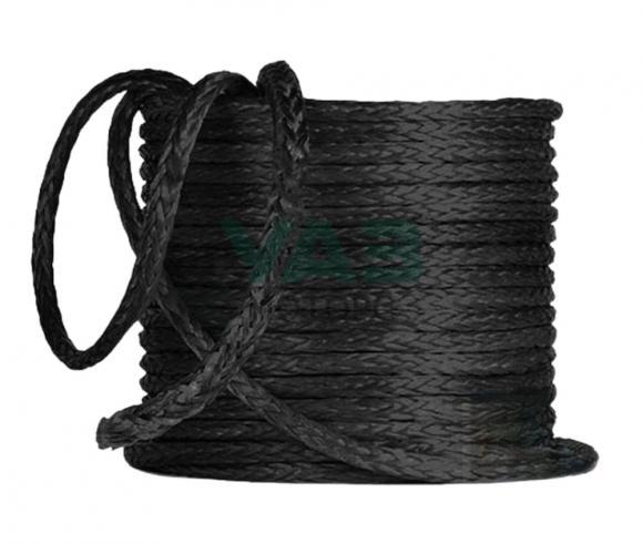 Трос для лебедки синтетический 11 мм черный (РИФ арт. Rope11BL) Трос для лебедки синтетический 11 мм черный (РИФ арт. Rope11BL)