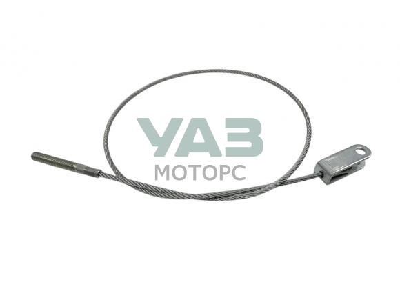 Трос ручного тормоза УАЗ 3741 с 2013 г.в. с 5-ступ. КПП (L=910 мм) / China арт. 3741-3508068-30 Трос ручного тормоза УАЗ 3741 с 2013 г.в. с 5-ступ. КПП (L=910 мм) / China арт. 3741-3508068-30