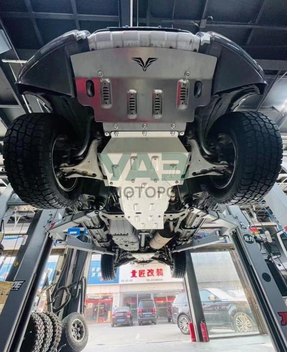 Защита радиатора, картера, РК, КПП для Mitsubishi Pajero IV (2020-2024), алюминий, 8 мм (Falcon арт. 8119759783) Защита радиатора, картера, РК, КПП для Mitsubishi Pajero IV (2020-2024), алюминий, 8 мм (Falcon арт. 8119759783)